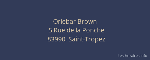Orlebar Brown