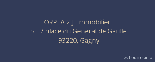 ORPI A.2.J. Immobilier