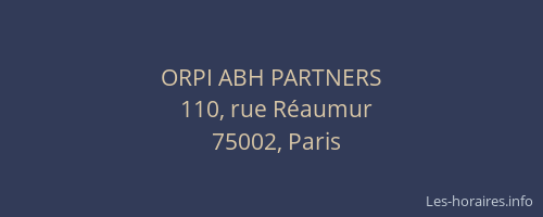 ORPI ABH PARTNERS