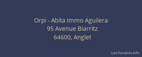 Orpi - Abita Immo Aguilera