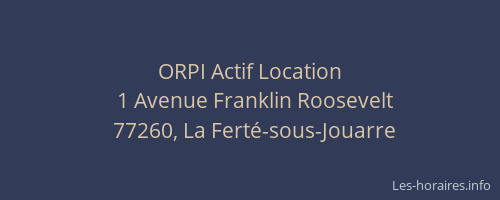 ORPI Actif Location