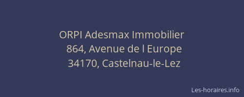 ORPI Adesmax Immobilier