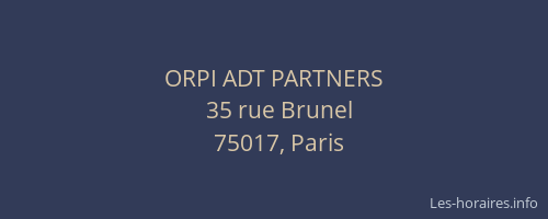 ORPI ADT PARTNERS
