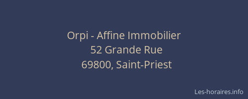 Orpi - Affine Immobilier
