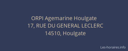 ORPI Agemarine Houlgate