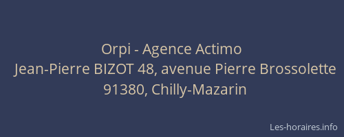 Orpi - Agence Actimo