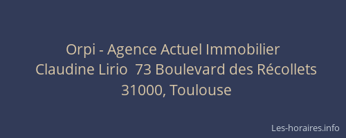 Orpi - Agence Actuel Immobilier