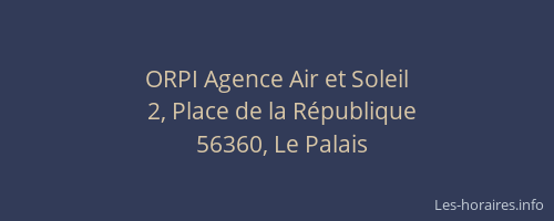 ORPI Agence Air et Soleil