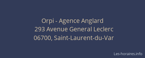 Orpi - Agence Anglard