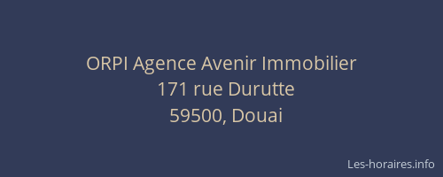 ORPI Agence Avenir Immobilier