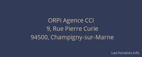 ORPI Agence CCI