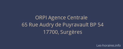 ORPI Agence Centrale