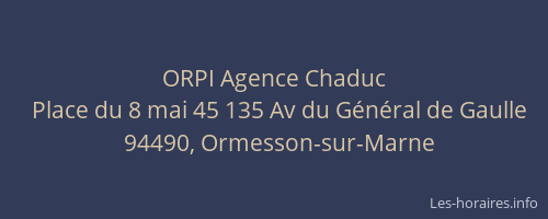 ORPI Agence Chaduc