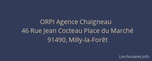 ORPI Agence Chaigneau