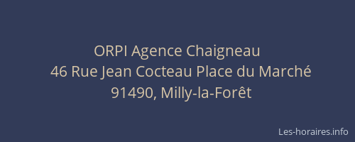 ORPI Agence Chaigneau
