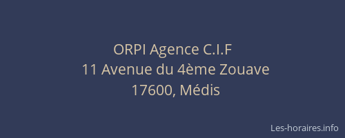 ORPI Agence C.I.F