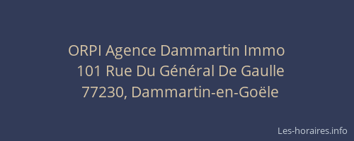 ORPI Agence Dammartin Immo