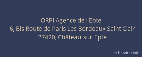 ORPI Agence de l'Epte