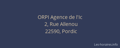 ORPI Agence de l'Ic