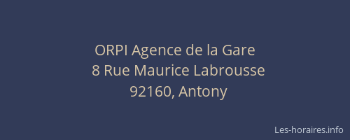 ORPI Agence de la Gare