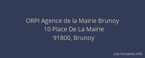 ORPI Agence de la Mairie Brunoy