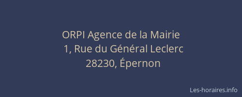 ORPI Agence de la Mairie