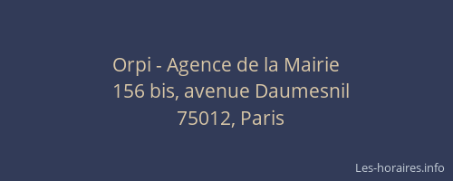 Orpi - Agence de la Mairie