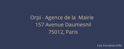 Orpi - Agence de la  Mairie