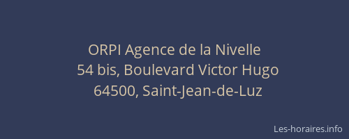 ORPI Agence de la Nivelle