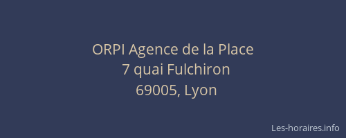 ORPI Agence de la Place