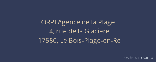 ORPI Agence de la Plage