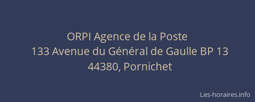 ORPI Agence de la Poste