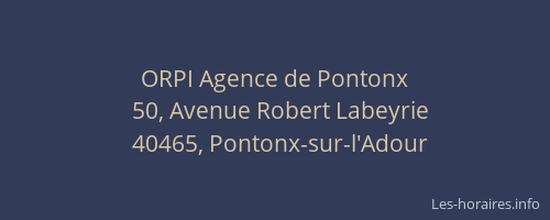 ORPI Agence de Pontonx