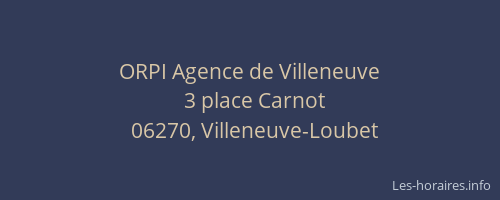 ORPI Agence de Villeneuve