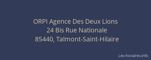 ORPI Agence Des Deux Lions