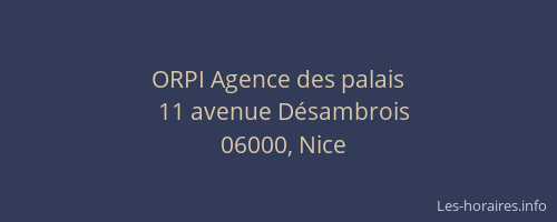 ORPI Agence des palais