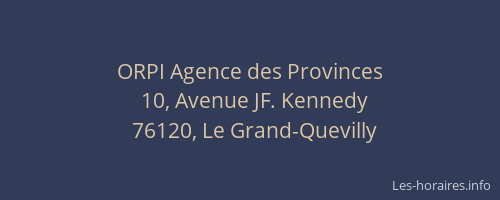 ORPI Agence des Provinces