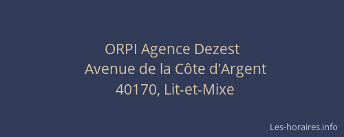 ORPI Agence Dezest