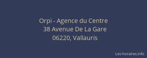 Orpi - Agence du Centre