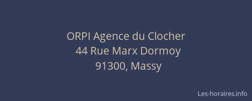 ORPI Agence du Clocher
