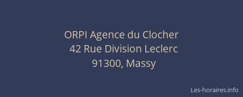 ORPI Agence du Clocher