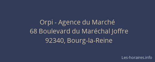 Orpi - Agence du Marché