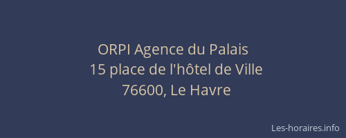 ORPI Agence du Palais
