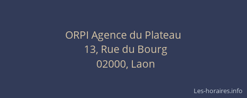 ORPI Agence du Plateau
