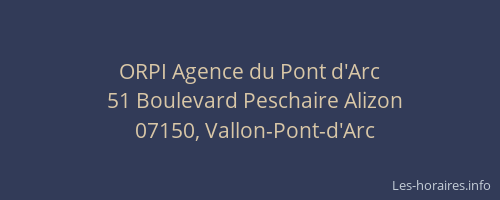 ORPI Agence du Pont d'Arc