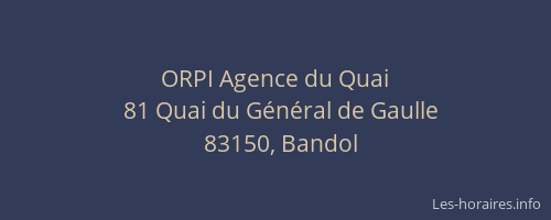 ORPI Agence du Quai
