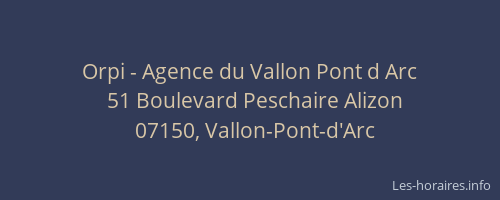 Orpi - Agence du Vallon Pont d Arc