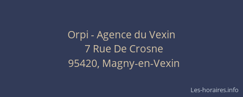 Orpi - Agence du Vexin