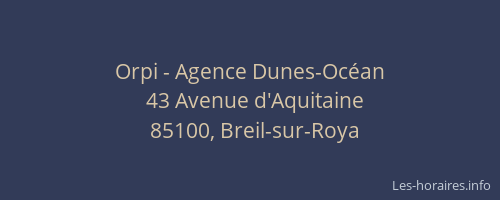 Orpi - Agence Dunes-Océan