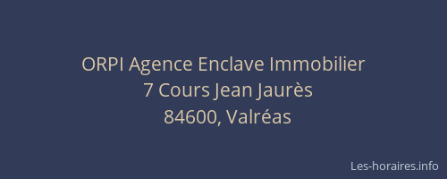 ORPI Agence Enclave Immobilier